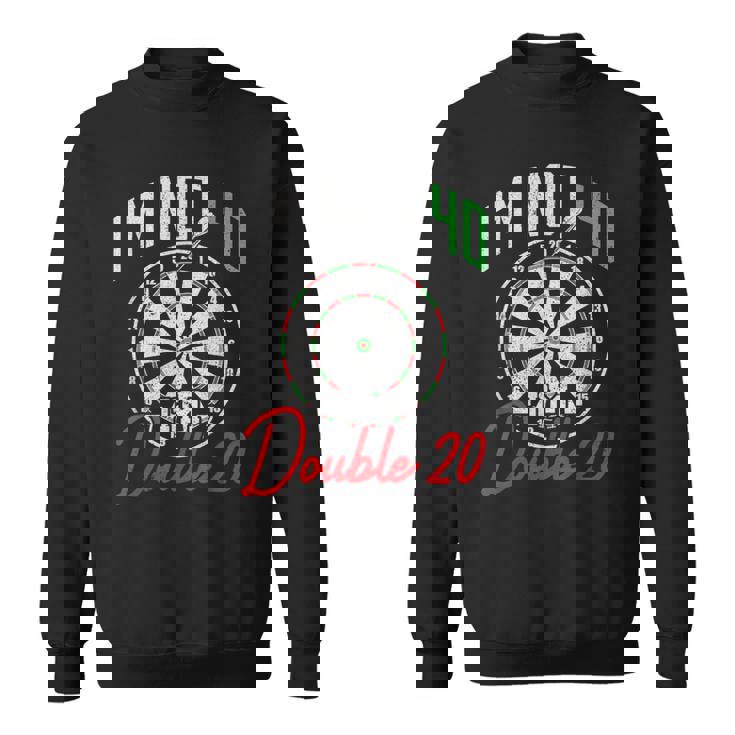 40歳の誕生日ダーツプレーヤー 40歳ダーツ スウェットシャツ