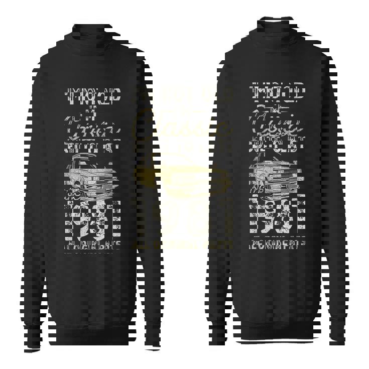 45 歳の誕生日、1981 年以来、クラシックカー、45 歳 スウェットシャツ