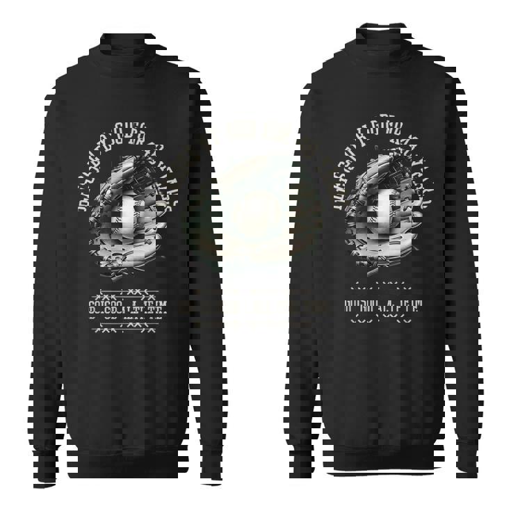 48歳の野球48歳の誕生日プレゼント 神に祝福 スウェットシャツ