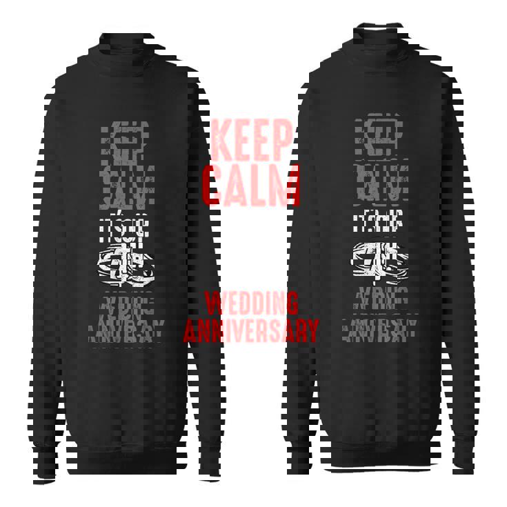 4年目の結婚記念日 夫 妻 カップル 結婚 スウェットシャツ