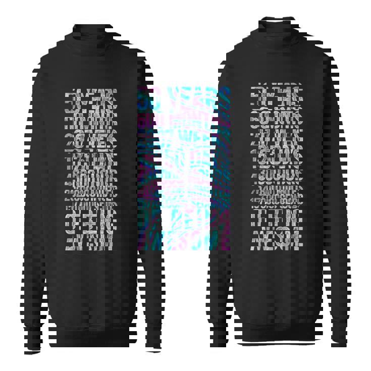 50歳の誕生日の面白いシャツ オールドメーター 面白い50歳ギフト スウェットシャツ