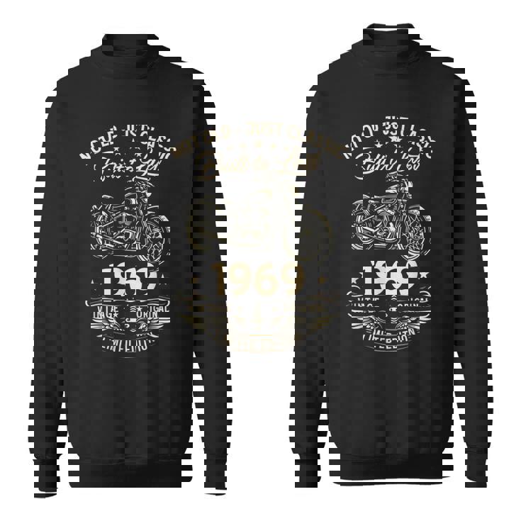 57 歳の誕生日男性オートバイ バイクに乗る人 1969 スウェットシャツ