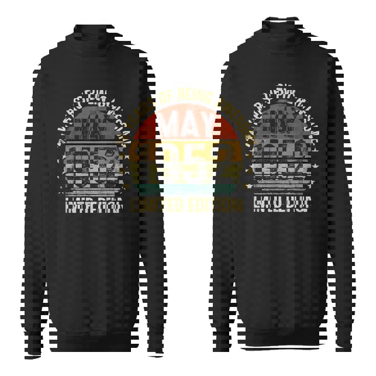 5月の誕生日 Est 1952 限定版 ヴィンテージ 74Th スウェットシャツ