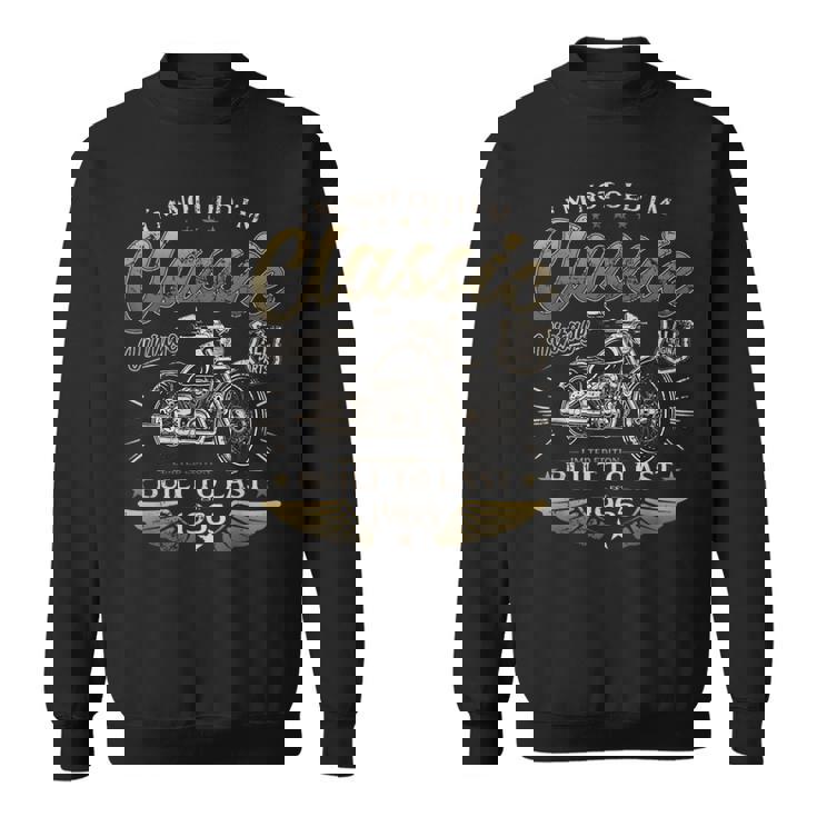 61 歳の誕生日男性オートバイ バイクに乗る人 1965 スウェットシャツ