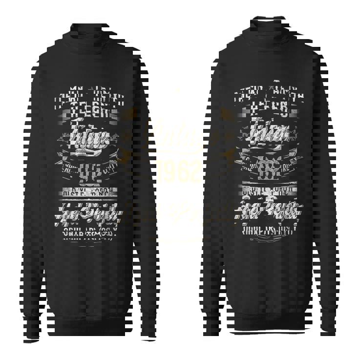 64歳の誕生日プレゼント ヴィンテージ 1962年 男性 面白い 64歳 1962年 スウェットシャツ