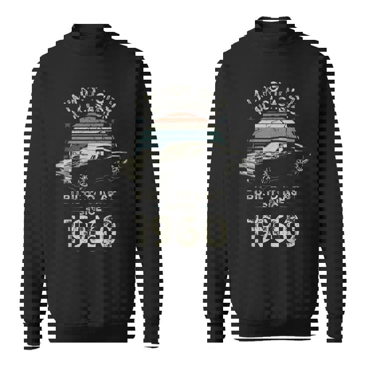 66歳の誕生日 1960年クラシックカー スウェットシャツ