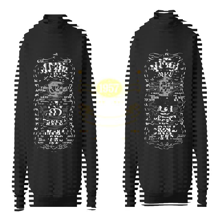 69 歳の誕生日プレゼント ヴィンテージ 1957 男性 面白い 69 歳 1957 スウェットシャツ