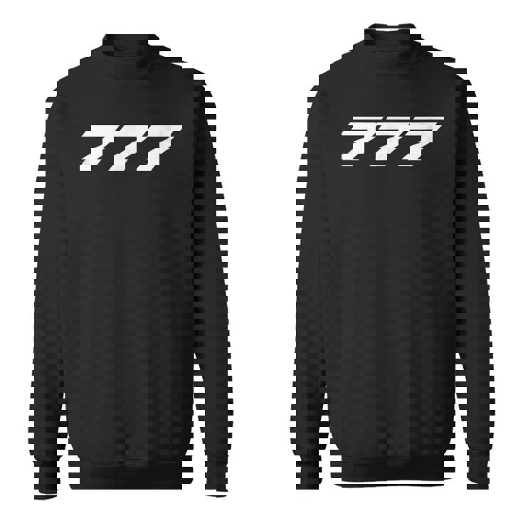 777 旅客機飛行機 Avgeeks スウェットシャツ