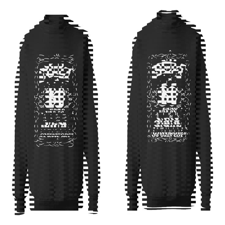 80年前に建てられたヴィンテージファニー80歳の誕生日。 スウェットシャツ