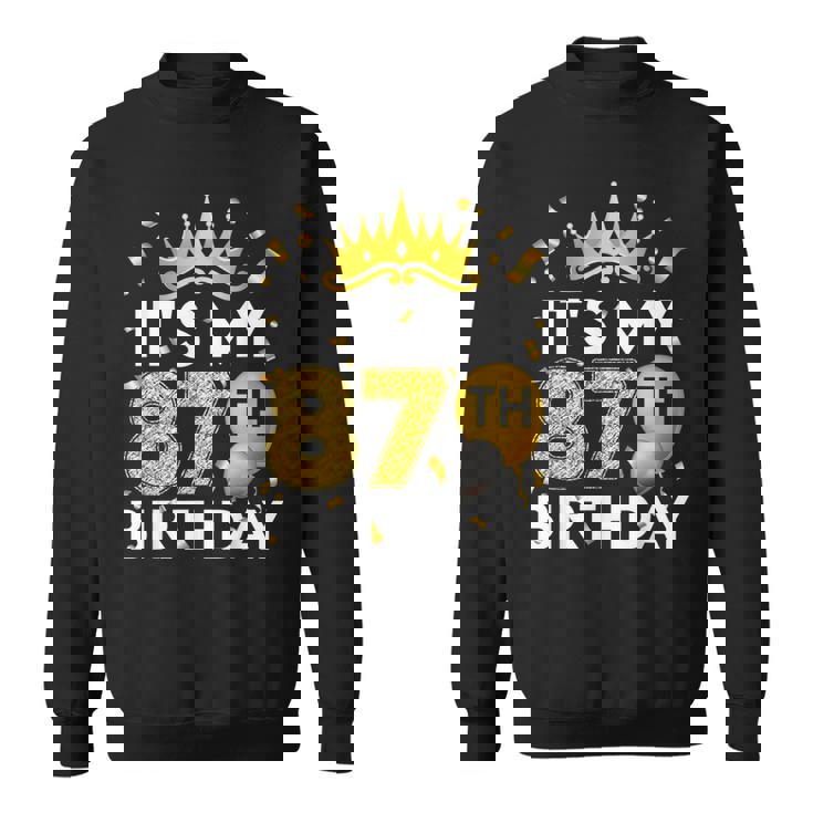 87歳の誕生日プレゼント 87歳の誕生日 87歳の誕生日 スウェットシャツ