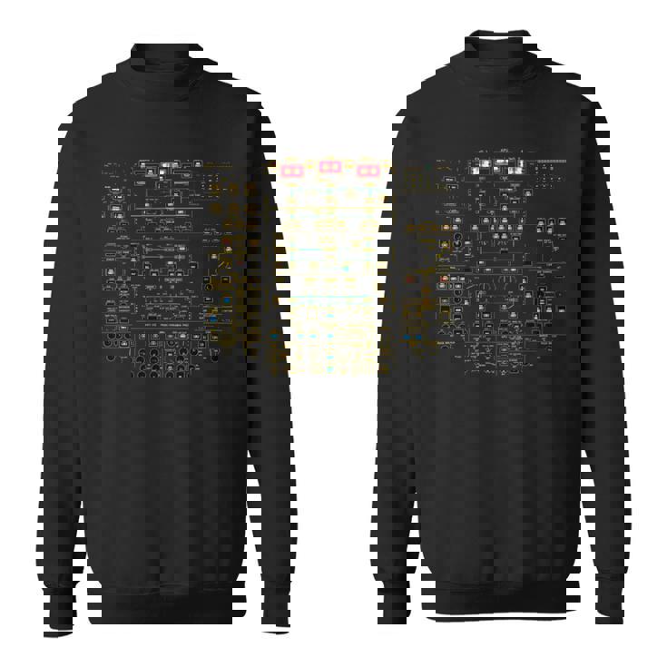 A320 オーバーヘッドパネル ライト付き 航空旅客機パイロット 長袖tシャツ スウェットシャツ