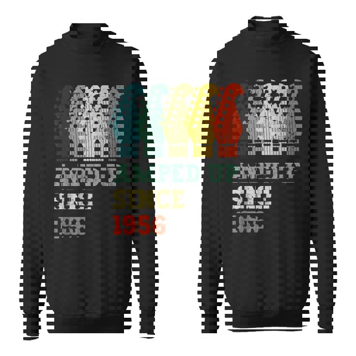 Amped Upince 1956 レトロ 誕生日 ギター 音楽 誕生年 スウェットシャツ