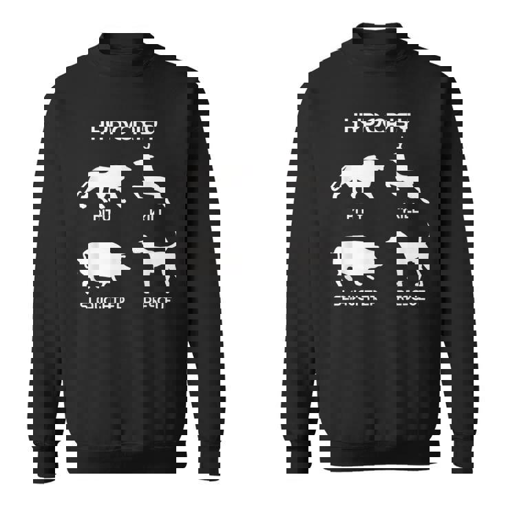 Animal Rights Hypocrisyegan スウェットシャツ