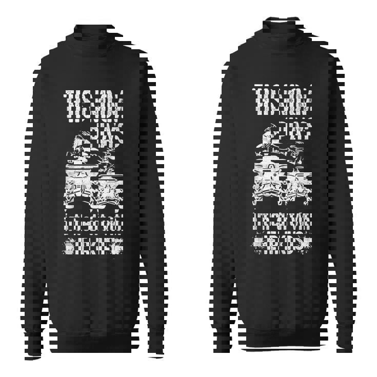 ATV Four Wheeler Mom Plays In Dirt With Her Kids Fun Tank Top Sweatshirt Unisex