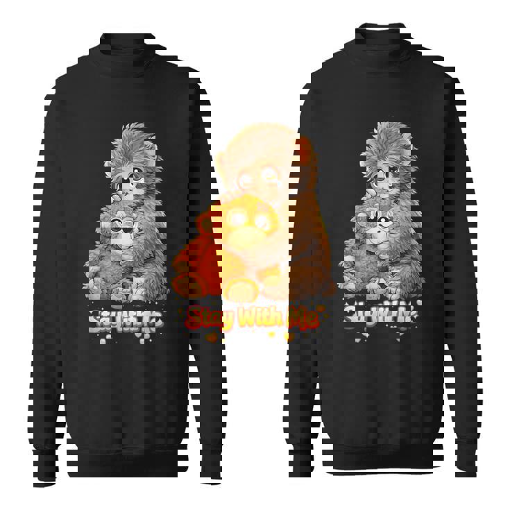 Baby Monkey Named Punchtay With Me パンチ メンズ レディース キッズ 男の子 スウェットシャツ