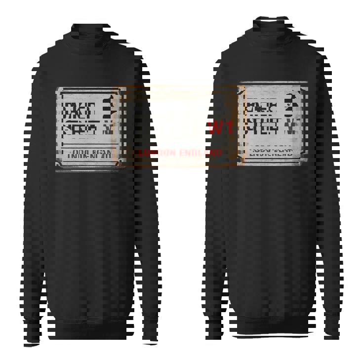 Bakertreet W1 London England Old Rustedstreet サインtシャツ スウェットシャツ