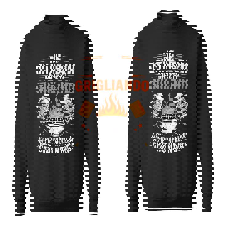 Barbecue Birra Divertente Griglia Per Bbq Papà Felpa