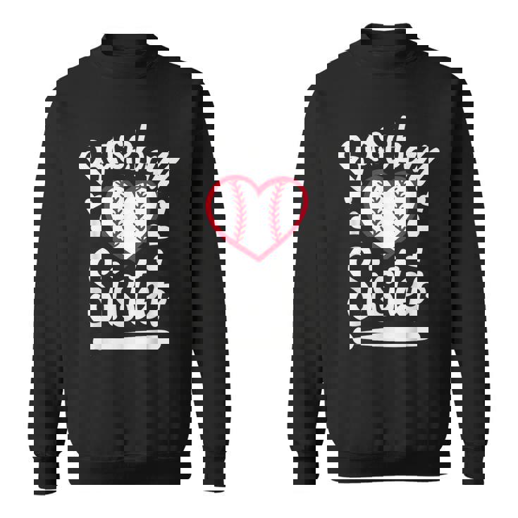 Baseballister At Heart プレイヤーズシスター、ベースボールシス スウェットシャツ