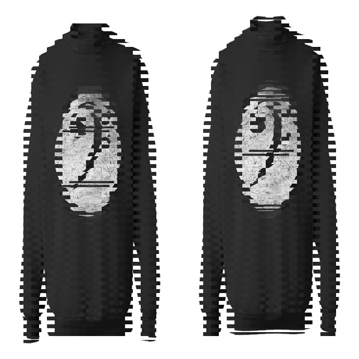 Bass Clef Classical Music Clave Clé De Fa ヘ音記号 スウェットシャツ