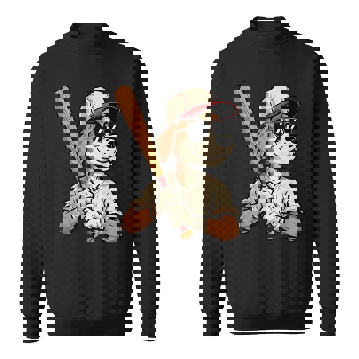 Beagle Baseball Dog Lovers Sports Player Tee Sweatshirt Unisex