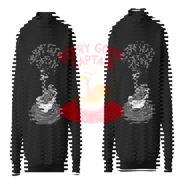 Berry Good Captain Thanksgiving Turkey Cranberry Sauce Lover Sweatshirt Unisex