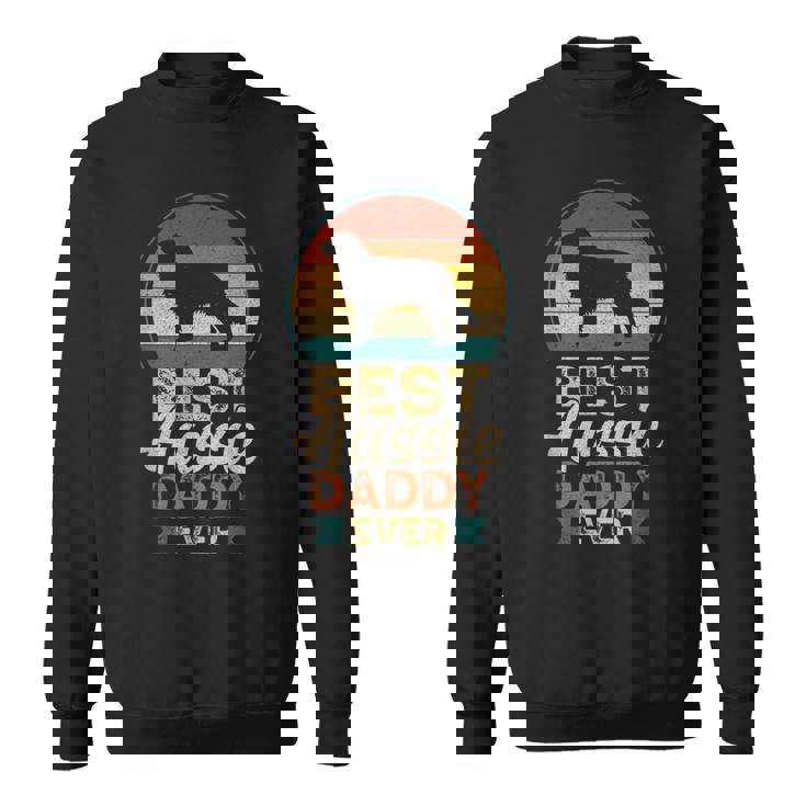 Best Aussie Daddy Ever Father's Day Australianhepherd Dad Felpa