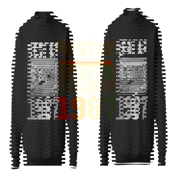 Best Of 1987 オールド・カセット 39歳の誕生日 レトロ スウェットシャツ