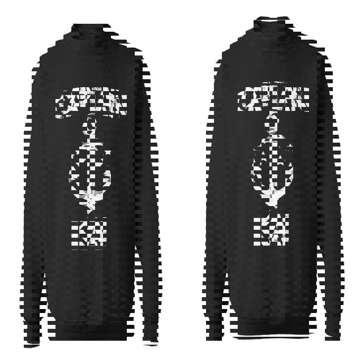 Captain Kai ファニーバースデー 名前入りボートギフト カスタマイズ可 スウェットシャツ