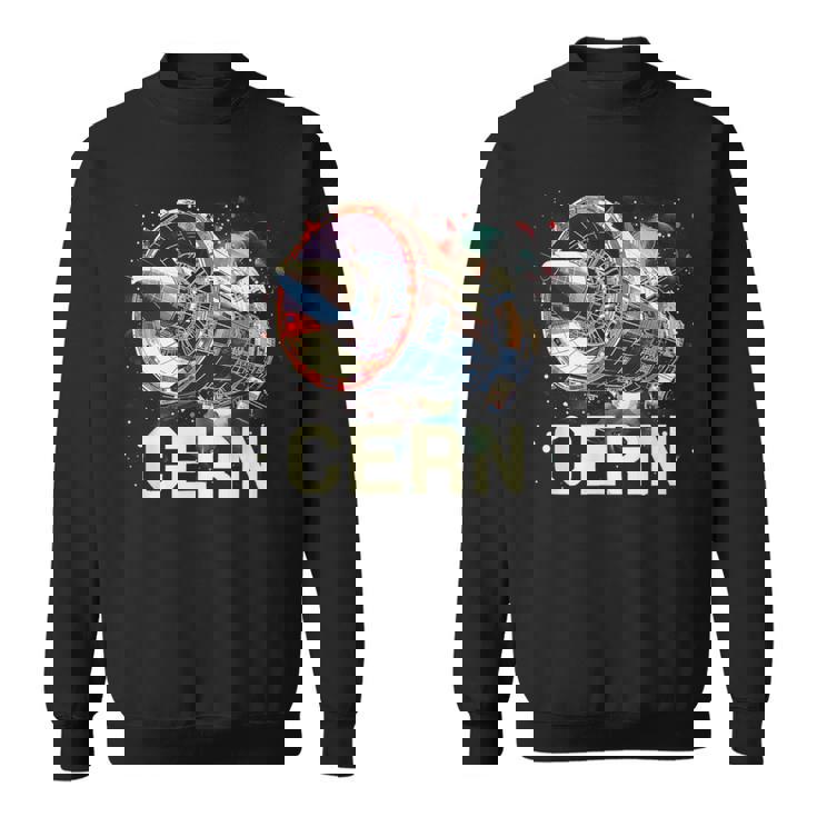 Cern 大型ハドロン衝突型加速器 レトロ素粒子物理空間 スウェットシャツ