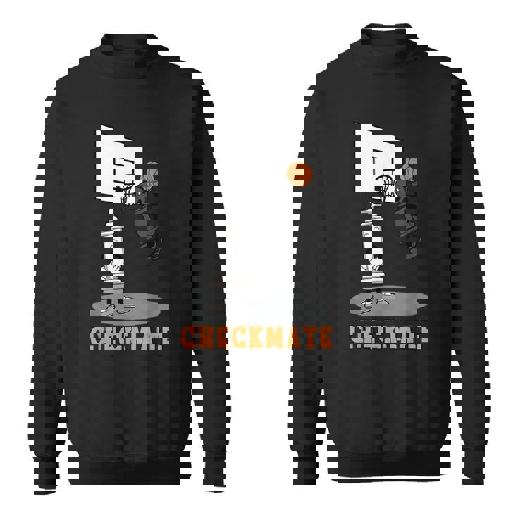 Checkmate Pawn Defeat King In Basketball チェスtシャツ スウェットシャツ
