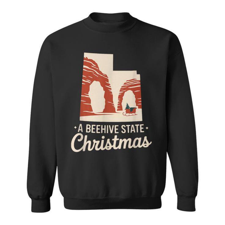 Christmas Family Reunion Trip Dinner Beehive State Utah Sweatshirt