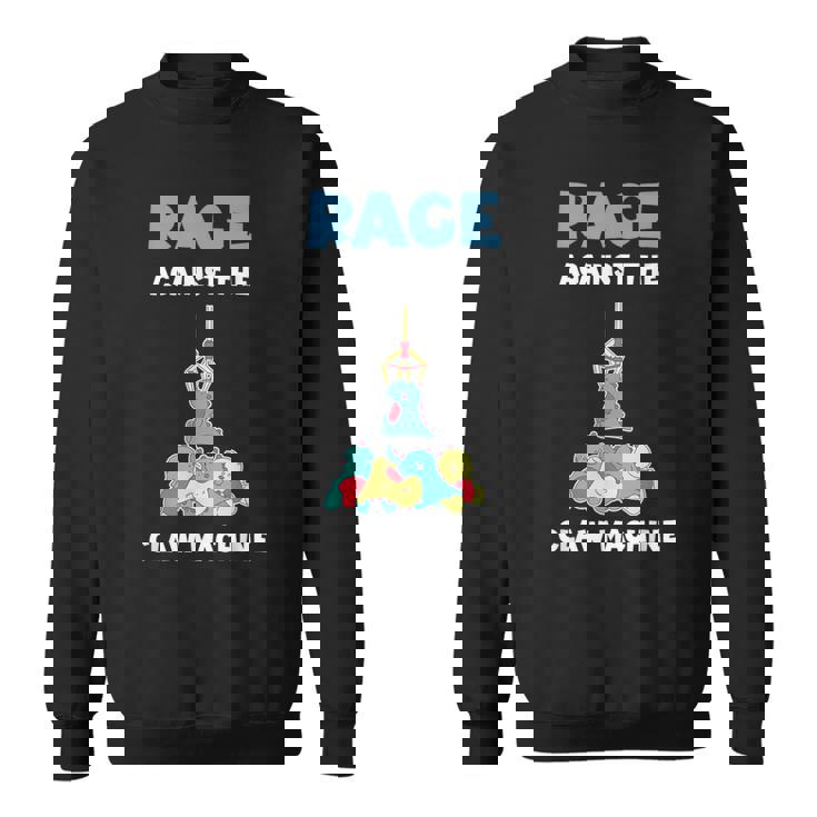 Claw Machine Rage Against Claw マシンスキル アーケードゲーマー スウェットシャツ