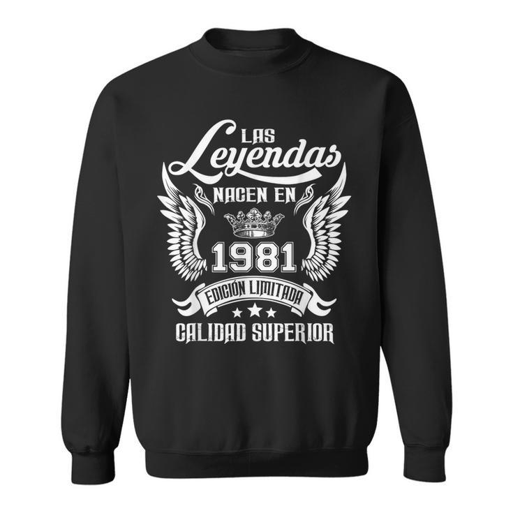 Cumpleaños Las Leyendas Nacen En 1981 Camisa de entrenamiento