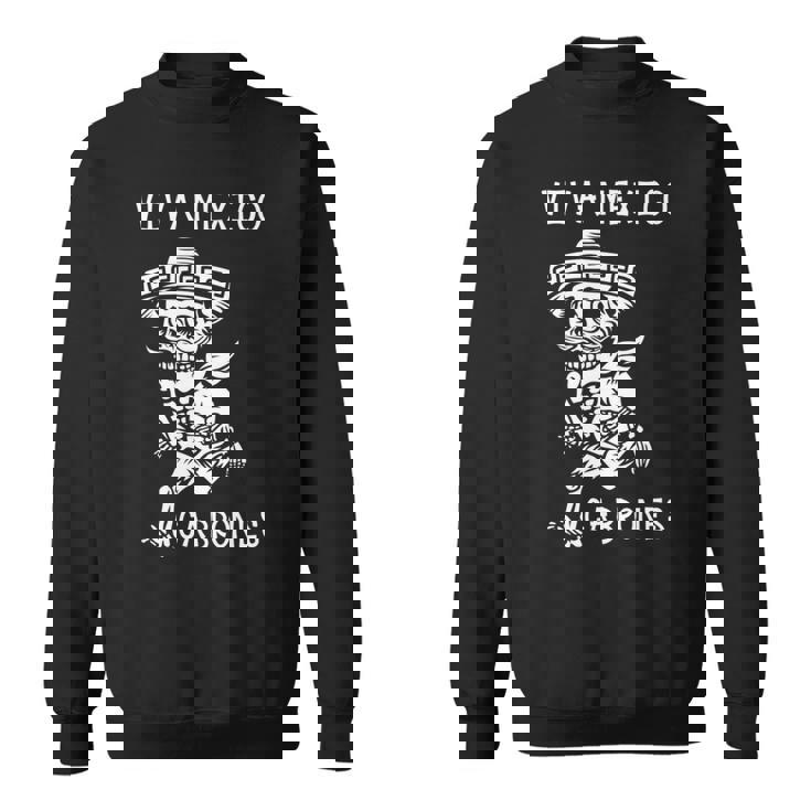 Day Of The Deadiva メキシコ カブロン シュガースカル スケルトン 長袖tシャツ スウェットシャツ