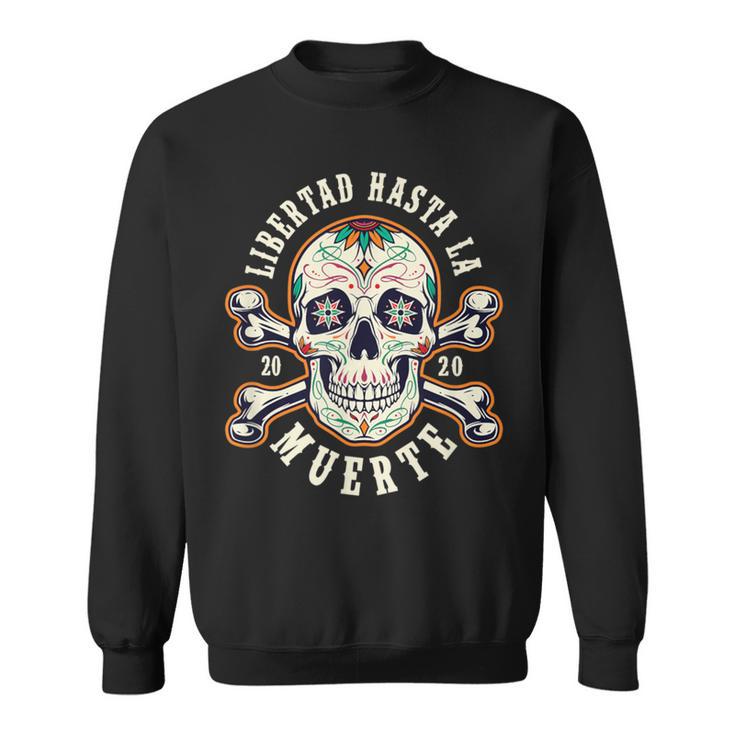 Dia De Los Muertos Tête De Mort Libertad Sweater e