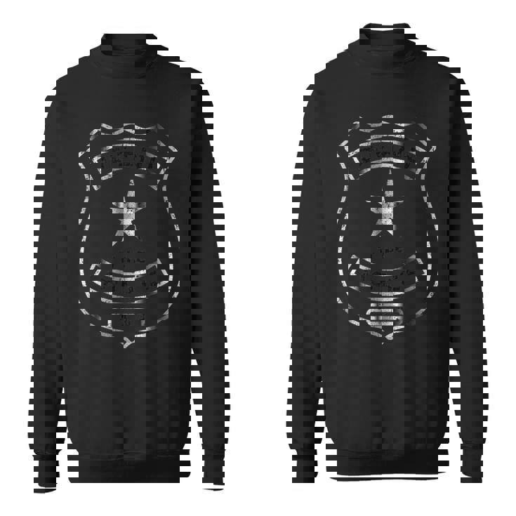 Distressed Defend The Police バッジ 1103 スウェットシャツ