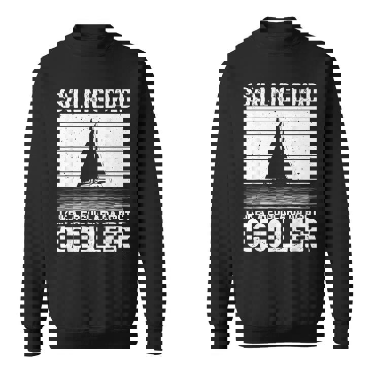 Divertente Regalo Per La Festa Del Papà In Barca Aela Papà Barca Marinaio Uomini Felpa