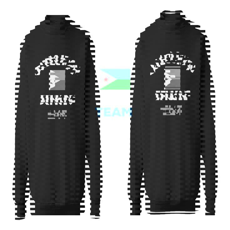 Djibouti Djiboutian Drinking Team Beer Flag Matching Sweatshirt Unisex