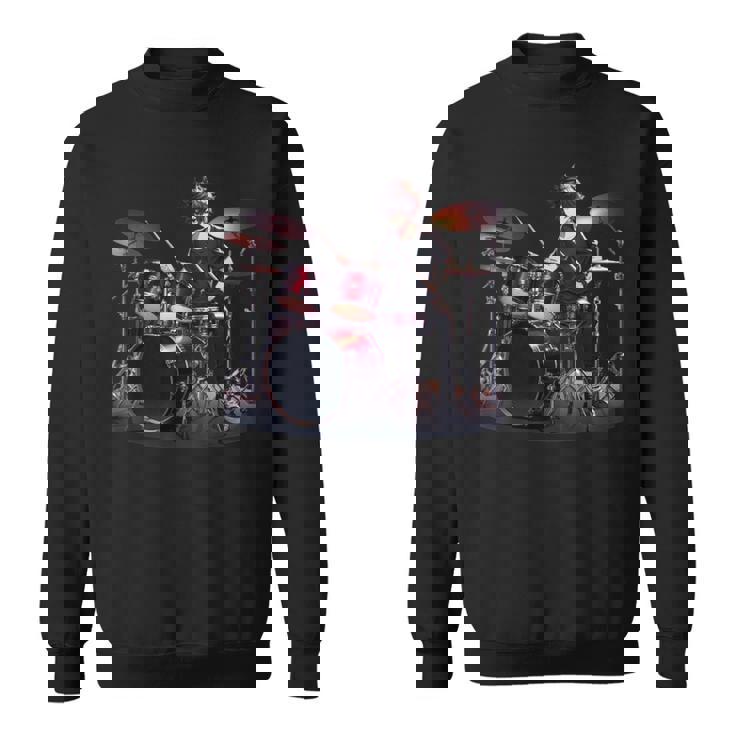 Drums ドラマーバンド ドラムセット ドラムセット スウェットシャツ