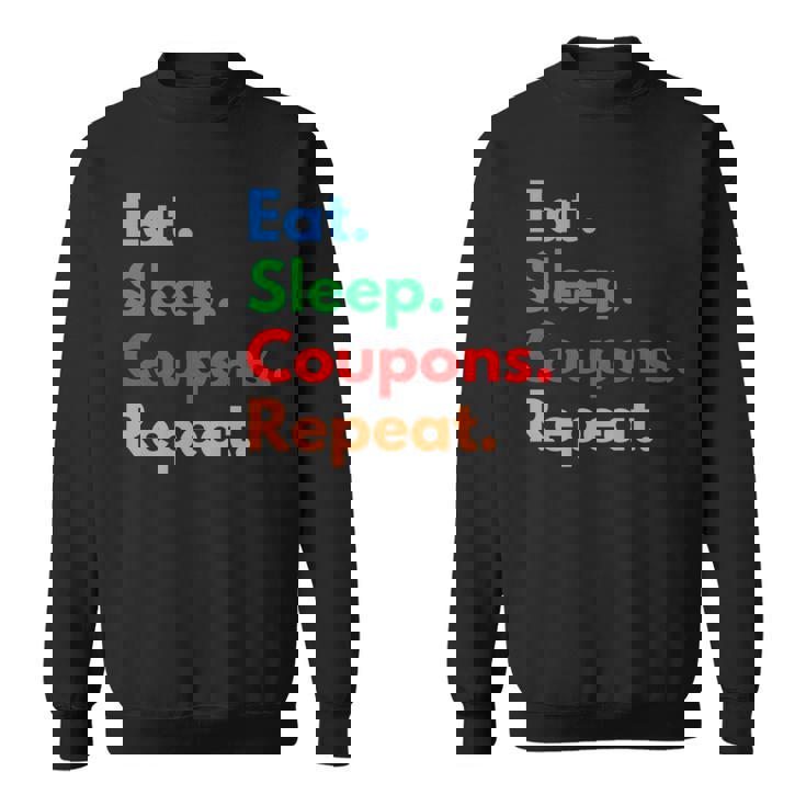 Eatleep クーポンリピート クーポンコレクター&クーポン愛好家 長袖tシャツ スウェットシャツ