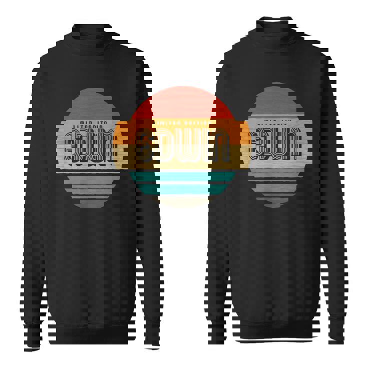 Edwin 名称 レトロ・ヴィンテージ・サンセット 限定版 スウェットシャツ