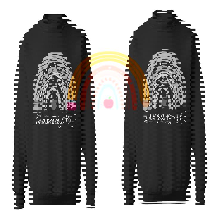 Elementary PTO Rainbow Parent Teacher Organization Student Sweatshirt Unisex