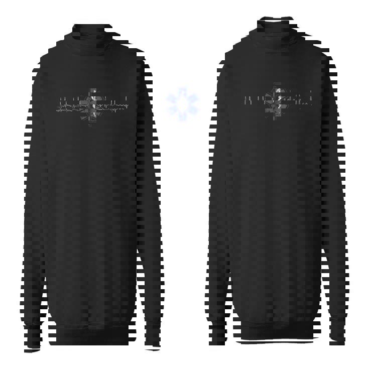 Emt Ems 救急救命士 Amr 心房細動 心拍 スウェットシャツ