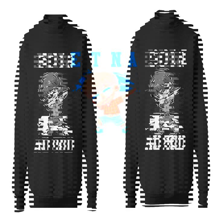 Estonian And Proud Estonian Boy Estonia Flag Sweatshirt Unisex