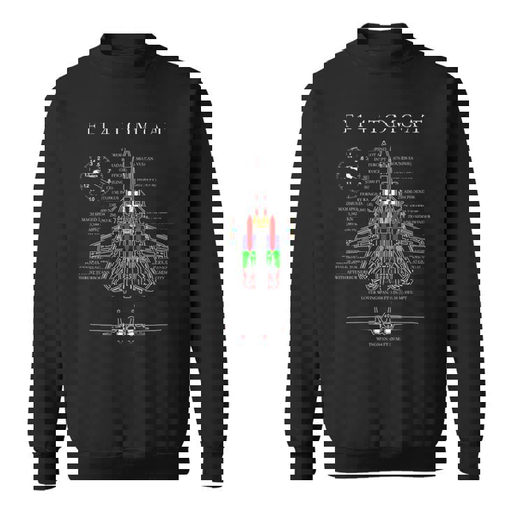 F-14 Tomcatpecs シャツ 長袖tシャツ スウェットシャツ