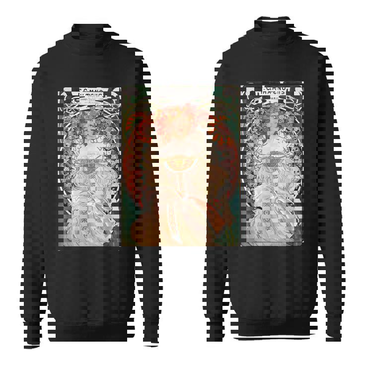 F Champenois Imprimeur-Editeur By Alphonse Mucha スウェットシャツ