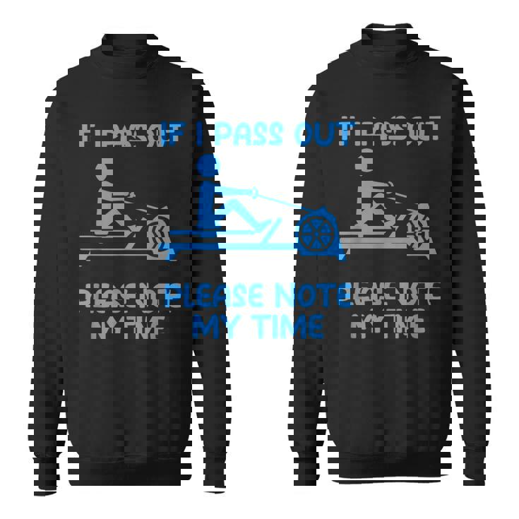 Erg Machine Gym Ergometer Rowing Exercise Sweatshirt