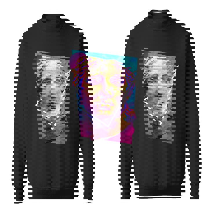 Glitchedenustatueaporwave スウェットシャツ