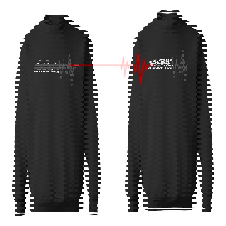 Go Ahead Make My Day おもしろギフト ヴィンテージ スウェットシャツ