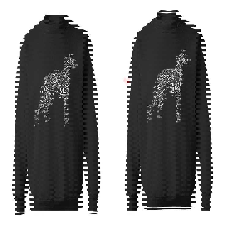 Greyhound I Love Greyhounds スウェットシャツ